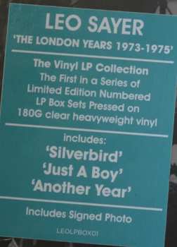 3LP/Set di cofanetti Leo Sayer: The London Years 1973-1975 LTD | NUM | CLR
