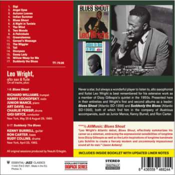 CD Leo Wright: Blues Shout plus Suddenly The Blues DIGI