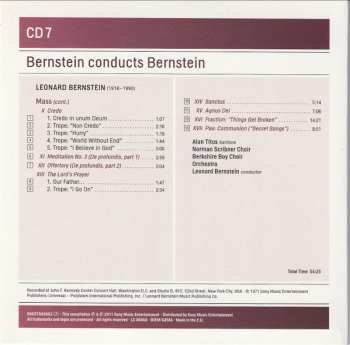 7CD/Set di cofanetti Leonard Bernstein: Bernstein Conducts Bernstein: Stage Works • Symphonies • Ballets • Choral Works • Songs