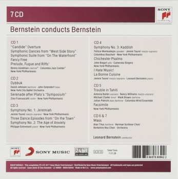 7CD/Set di cofanetti Leonard Bernstein: Bernstein Conducts Bernstein: Stage Works • Symphonies • Ballets • Choral Works • Songs