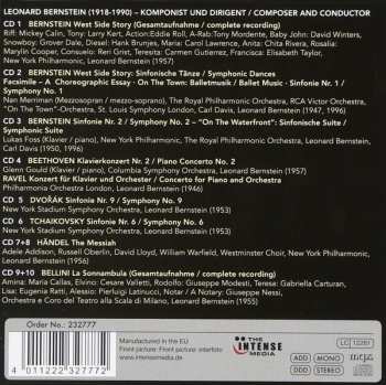 10CD/Set di cofanetti Leonard Bernstein: Leonard Bernstein