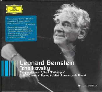 4CD/Set di cofanetti Pyotr Ilyich Tchaikovsky: Symphonies Nos. 4, 5 & 6 "Pathétique" | "1812" Overture | Romeo & Juliet | Francesca Di Rimini