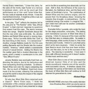 CD Leonard Bernstein: West Side Story (The Original Sound Track Recording)