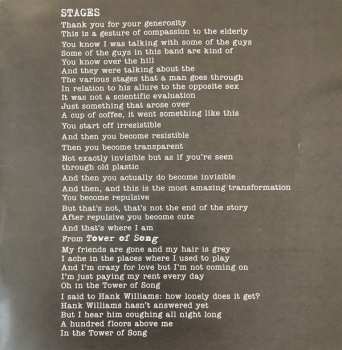 CD Leonard Cohen: Can't Forget: A Souvenir Of The Grand Tour