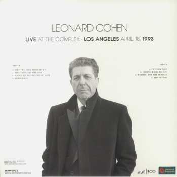 LP Leonard Cohen:  Live At The Complex - Los Angeles April 18, 1993 CLR | NUM