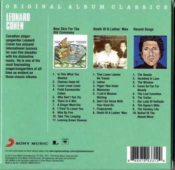 3CD/Set di cofanetti Leonard Cohen: Original Album Classics