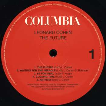 LP Leonard Cohen: The Future