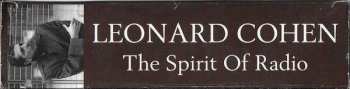 3CD/Set di cofanetti Leonard Cohen: The Spirit Of Radio (Classic Broadcasts Recordings)