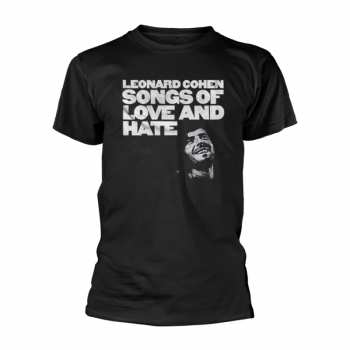 Merce Leonard Cohen: Tričko Songs Of Love And Hate XXL