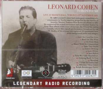CD Leonard Cohen: Toronto '88