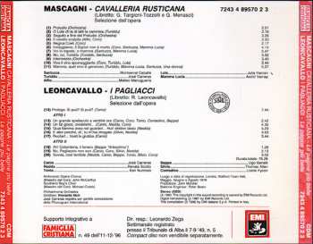 CD Philharmonia Orchestra: Cavalleria Rusticana (Le Pagine Più Belle) / I Pagliacci (Le Pagine Più Belle)