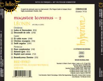 CD Léonin: Sacred Music From 12th Century Paris - 2