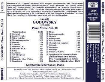 CD Leopold Godowsky: Piano Music Volume 10