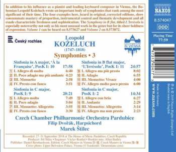 CD Leopold Koželuh: Symphonies • 3