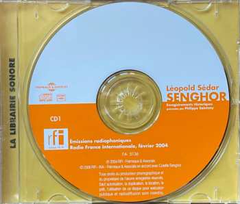 CD Léopold Sédar Senghor: Enregistrements Historiques Présenté Par Philippe Sainteny