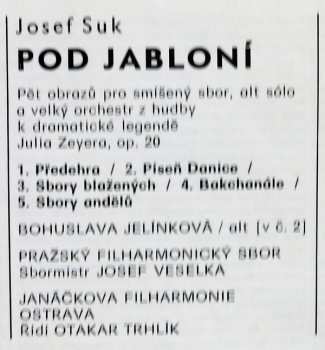 LP Leoš Janáček:  Amarus / Pod Jabloní