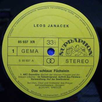2LP/Set di cofanetti Leoš Janáček: Das Schlaue Füchslein