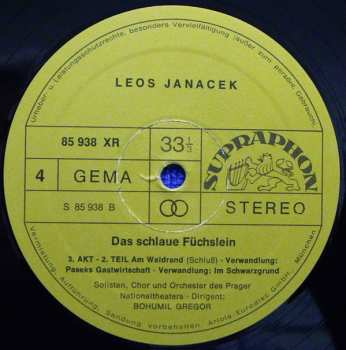 2LP/Set di cofanetti Leoš Janáček: Das Schlaue Füchslein