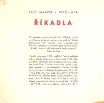 SP Leoš Janáček: Říkadla