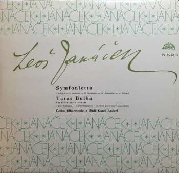 LP Leoš Janáček: Taras Bulba • Symfonietta