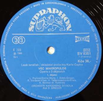 2LP Leoš Janáček: Věc Makropulos