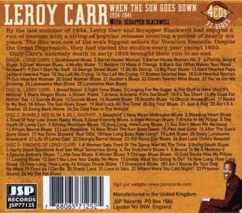 4CD/Set di cofanetti Scrapper Blackwell: When The Sun Goes Down 1934-1941