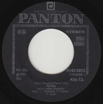 SP Lešek Semelka: Fotka / Ptáky, Když Kroužkujou, Pouštěj 