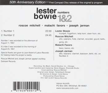 CD Lester Bowie: Numbers 1&2