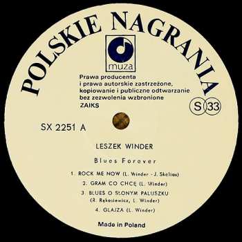 LP Leszek Winder: Blues Forever