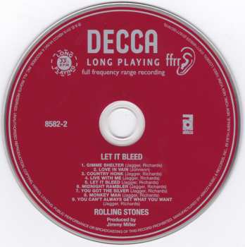 2LP/SP/Set di cofanetti/2SACD The Rolling Stones: Let It Bleed DLX | LTD | NUM