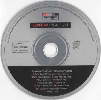 CD Level 42: On A Level