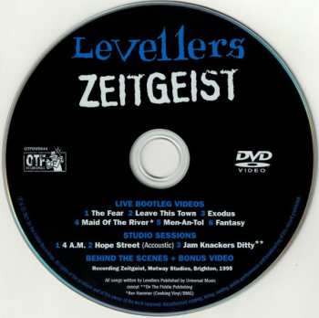 2CD/DVD The Levellers: Zeitgeist