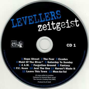 2CD/DVD The Levellers: Zeitgeist