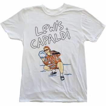 Merch Lewis Capaldi: Maglietta Snow Leopard 