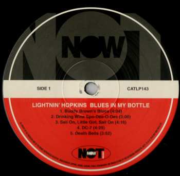 LP Lightnin' Hopkins: Blues In My Bottle