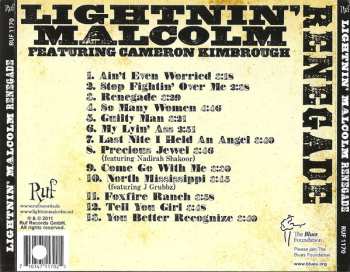 CD Lightnin' Malcolm: Renegade