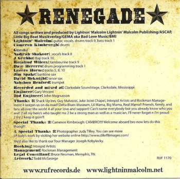 CD Lightnin' Malcolm: Renegade