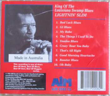 CD Lightning Slim: King Of The Louisiana Swamp Blues