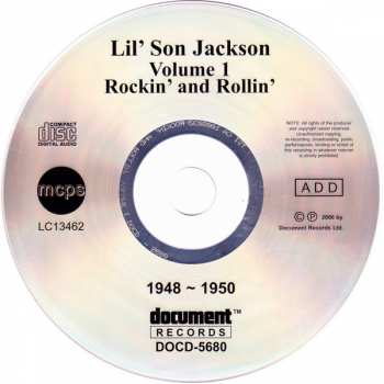CD Lil' Son Jackson: Volume 1 Rockin' And Rollin'