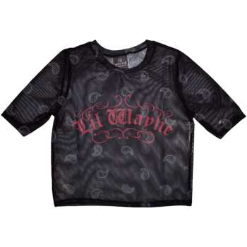Merch Lil Wayne: Donne Crop Top Script Logo Lil Wayne
