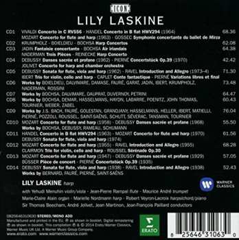 14CD/Set di cofanetti Lily Laskine: The Complete Erato and HMV Recordings