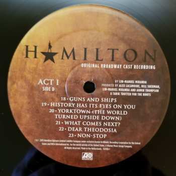 4LP/Set di cofanetti Lin-Manuel Miranda: Hamilton (Original Broadway Cast Recording)