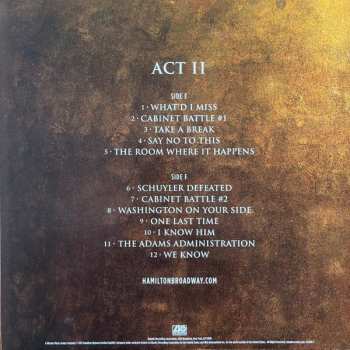 4LP/Set di cofanetti Lin-Manuel Miranda: Hamilton (Original Broadway Cast Recording)