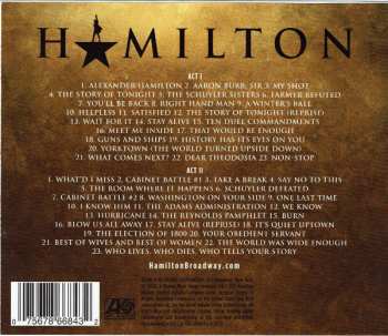 2CD Lin-Manuel Miranda: Hamilton: An American Musical (Original Broadway Cast Recording)
