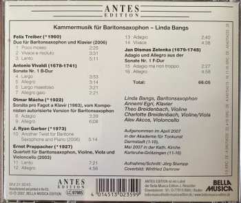 CD Linda Bangs: Contrasts: Kammermusik Für Baritonsaxophon