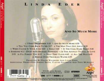 CD Linda Eder: And So Much More