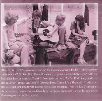 CD Linda Ronstadt: I Fall To Pieces New York '74