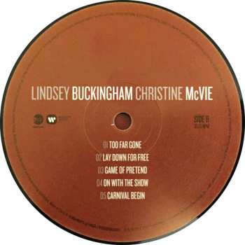 LP Lindsey Buckingham: Lindsey Buckingham Christine McVie