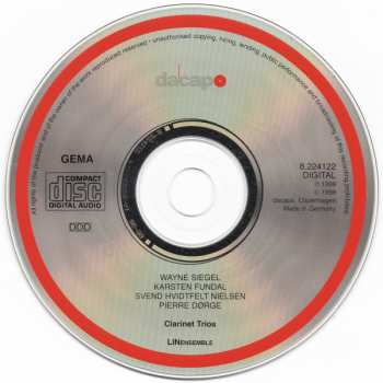 CD LINensemble: Clarinet Trios