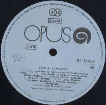 LP Linha Singers: Linha Singers